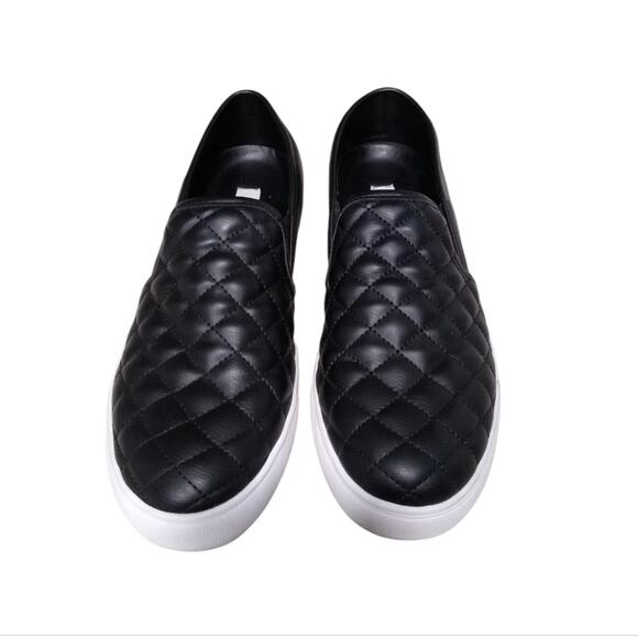 [H260] Steve Madden Black Quilted ECENTRCQ, Womens Size 9M - Picture 3 of 11